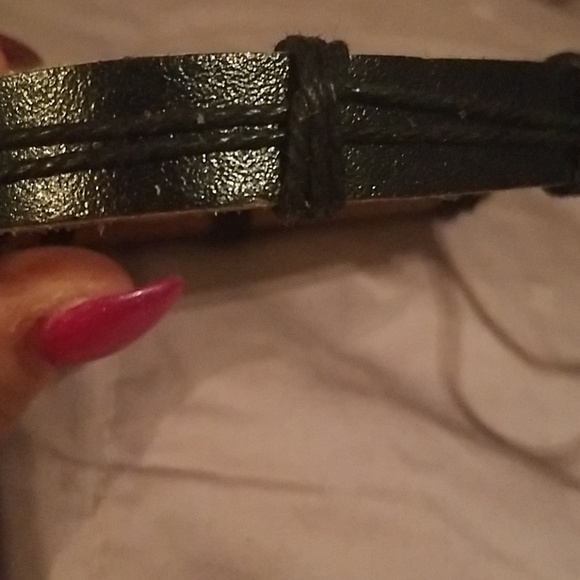 Vintage Leather Bracelet - Picture 2 of 2